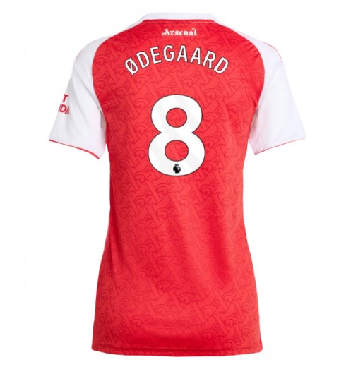 Arsenal Martin Odegaard #8 Hjemmedrakt Dame 2025-26 Korte ermer Arsenal Martin Odegaard #8 Hjemmedrakt Dame 2025-26 Korte ermer